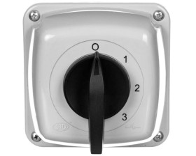 Łącznik krzywkowy 0-1-2-3 3P 16A IP44 w obudowie Łuk 16-63 921663