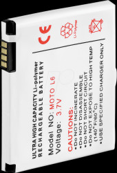 850 mAh Li-Ion for Motorola V3x/KZRZ/L6/L7