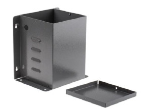 Obudowa Stal szerokość zew. 157 mm długość zew. 157 mm wys. zew. 221 mm RS PRO Szary