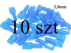 Osłonka konektora 2M8 na przewód 2,5mm niebieska