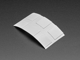 Clear Adhesive Squares - 6 pack (UGlu Dashes)