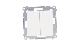 Simon 54 Łącznik Bryzgoszczelny Świecznikowy Ip44, Szybkozłącza, Biały...