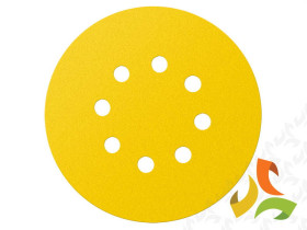 Krążki ścierne do szlifierki wysięgnikowej 225mm K80 5szt. 8 otworów 57H830 TOPEX