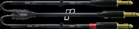 CFY 3 VPP-LONG CORDIAL 1x 6.3 mm stereo jack, 1x 6.3 mm mono jack, 3.00 m