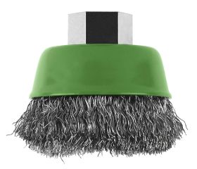 Szczotka garnkowa do szlifierki kątowej i prostej - drut falisty, nierdzewna, 65 mm Bosch Accessories N/A N/A 2609256501