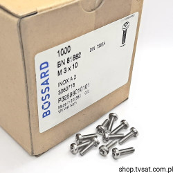 3060718 M3X10/BN81882 DIN7985A SCREW BOSSARD