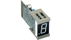 Wyświetlacz diodowy LED LH DP, Czerwony 16mm Crameda Intersys