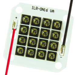 Lampy z wieloma diodami LED na podczerwień SMD 2-pinowa 16-ledowy, λ 850nm, 30 x 30 x 3.95mm, OSLON Black PowerCluster,