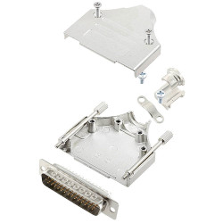 Encitech 6355-8059-03 D-Sub Pin Strip Set 44 Pins 180&#xB0; Solder Bucket