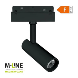 Reflektor szynowy magnetyczny 5W 400lm 4000K czarny M-LINE