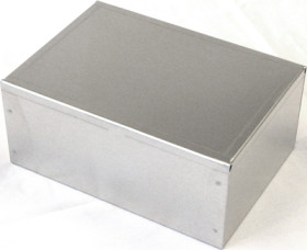 Aluminum enclosure, (L x W x H) 178 x 127 x 76 mm, natural, 1444-753