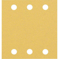 Bosch 2608901656 EXPERTC470 Sandpaper 80Grit 107x115mm with Hook and Loop 50Pack