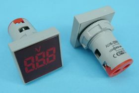 WOLT.20-500VAC RED LED KWA.32x32mm