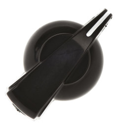 Pokrętło potencjometru oś: 6.4mm średnica: 32mm Plastik Czarny RS PRO