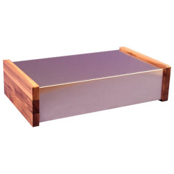 Hammond 1444-33CWW Aluminium Chassis Wood Panels Natural (432 x 254 x 102mm)