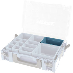 Makita 191X96-7 Box insert 100x150x93mm fits toolbox grey durable plastic
