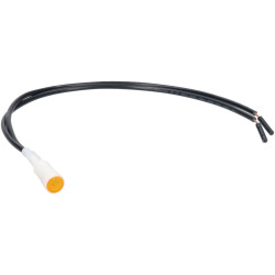 Bulgin L295000NAC 8mm Mounting Hole Amber 230V Neon Leaded Panel Indicator