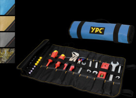 BG00011BKBU "VarioRoll XL" tool roll bag, blue-black, 56x34 cm