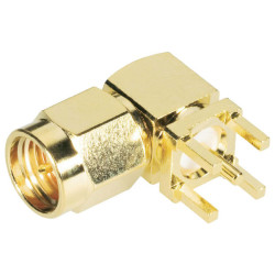 BKL 0409060 SMA Male PCB Mount 90&#xB0; 50 Ohm Gold-plated