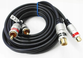 Kabel przedłużacz 2RCA-2RCA wtyk na gniazdo digital przyłącze cyfrowe RKD290 1,5m