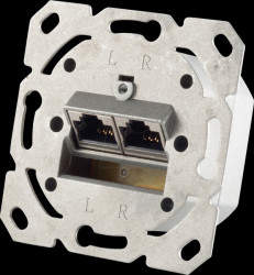 BS74280 Cat.6A network socket 2 port designable