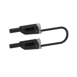 PJP 2712-IEC-100N 100cm Black Stack Safety Lead