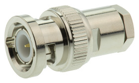 Złącze koncentryczne Montaż na kablu Męski 50Ω typ złącza Złącze BNC 0 to 4GHz, zaciskane typ kabla RG141 A/U, RG58 C/U