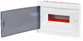 Rozdzielnica modułowa 1x12 podtynkowa IP40 biała