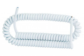Przewód spiralny 05VVH8-F 4x1mm2 - 5m - biały
