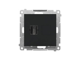 SIMON 55 Gniazdo HDMI czarny mat TGHDMI.01/149 KONTAKT SIMON