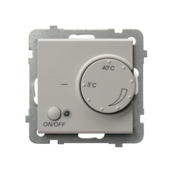 SONATA Regulator temperatury z czujnikiem napowietrznym kaszmir RTP-1RN/m/82