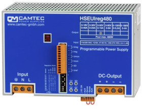 Power supply, programmable, 0 to 50 VDC, 18 A (0 to 18 A), 480 W, HSEUIREG04801.050PS