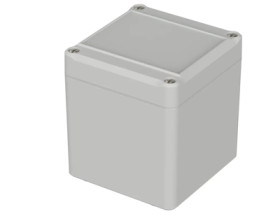 PC enclosure, (L x W x H) 82 x 80 x 87 mm, light gray (RAL 7035), IP65, 62225200