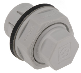 Zaślepka do dławnic kablowych M16 Poliamid Szary do Dławik śruby kablowej Lapp średnica otworu 16.3mm Gwintowany