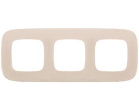 VALENA ALLURE Ramka potrójna kremowy 754313