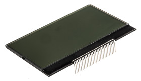Wyświetlacz monochromatyczny LCD, , Graficzny 128 x 64pikseli, Displaytech