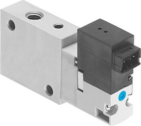 Pneumatyczny zawór elektromagnetyczny Festo 3/2, Zamknięte, Monostabilne Elektryczny 0.8 Mpa 3 portowy