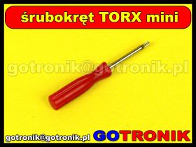 Śrubokręt TORX 6 MINI