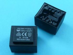 V30AJ-12A2P7 9V/1,9VA TRAFO PCB