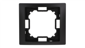 Simon Basic Ramka 1-Krotna Neos Ip20 Czarny Mat Bmrc1/49