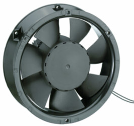 AC axial fan, 265 V, 172 x 172 x 51 mm, 350 m³/h, 50 dB, ball bearing, ebm-papst AC6200NM