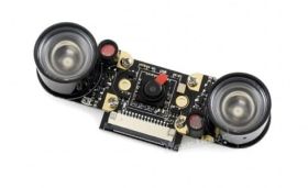 Kamera dla Raspberry Pi z oświetlaczami podczerwieni