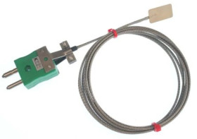Termopara typ K do +350C 25mm kabel 2m IEC