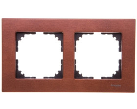 Merten M-Elegance Ramka podwójna drewno wiśniowy MTN4052-3472