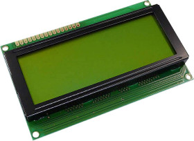 Wyświetlacz LCD Display Elektronik DEM20486SYH-LY żółto-zielony 20 x 4 Pixel (S x W x G) 98 x 60 x 11.6 mm