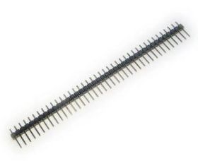 Wtyk 1x40pin, proste, r.2.54mm Pbf "goldpin"