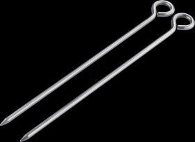 L9840 Earthing rod, for earth testers, 2 pieces
