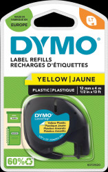 S0721620 Labelling tape, plastic, black/yellow