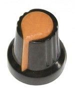 Gałka na potencjometr czarno-pomarańcz