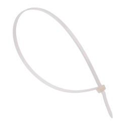 4.8mm x 370mm White Cable Tie - Pack of 100